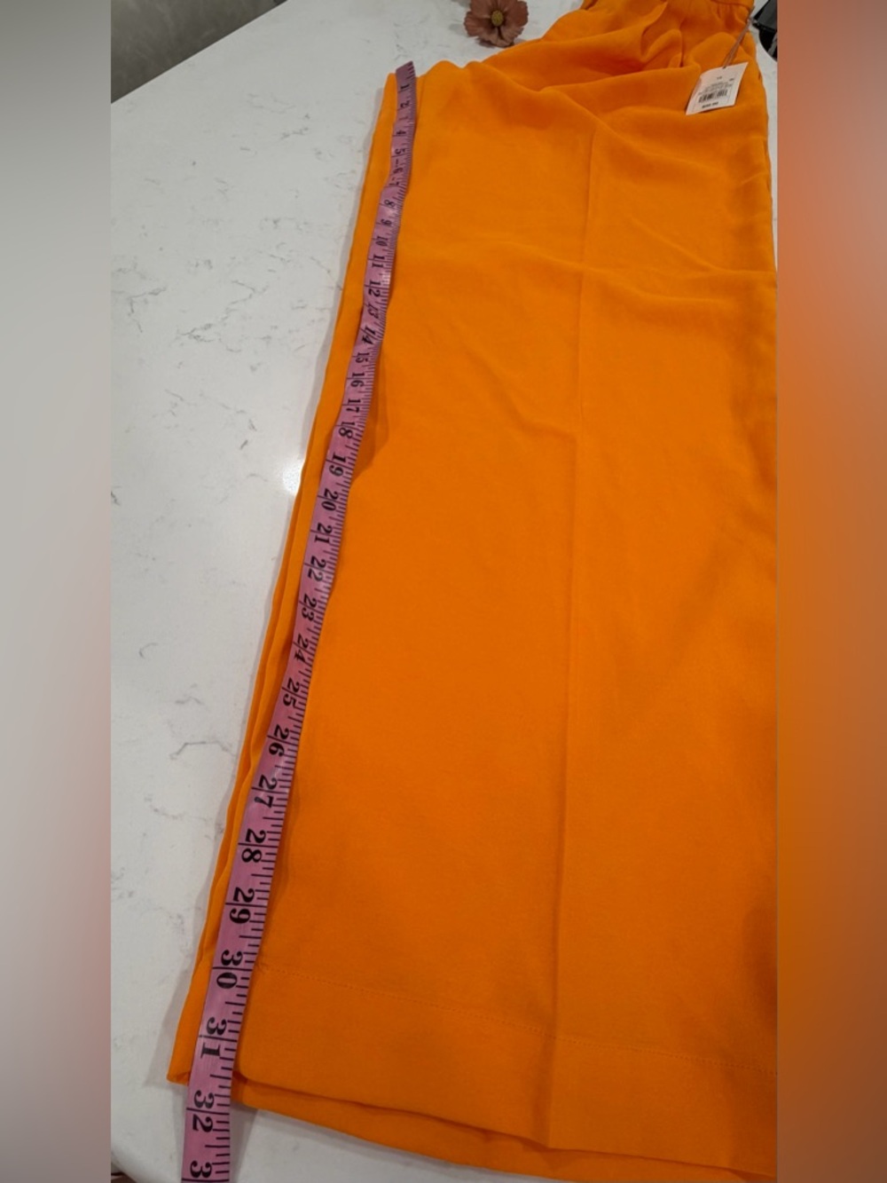 a new day Bright Orange Wide-Leg Straight pants - Picture 15 of 15